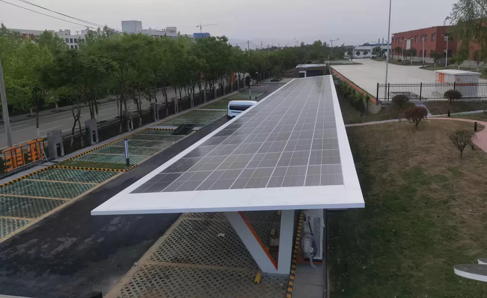 Shaanxi Ankang photovoltaic carport project